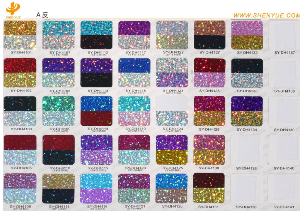 PET Film Colour Chart — 4101-4141